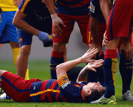 Lionel messi injury