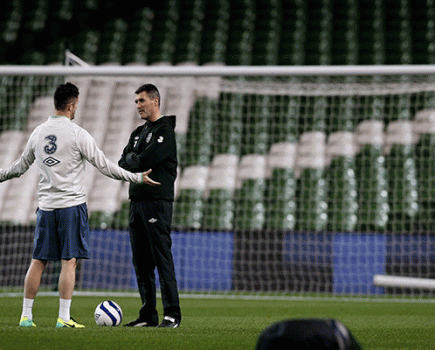 Robbie Keane Roy Keane