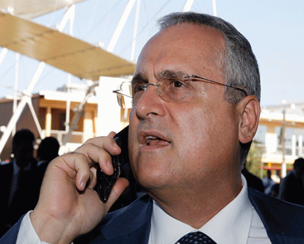 Lazio president Claudio Lotito