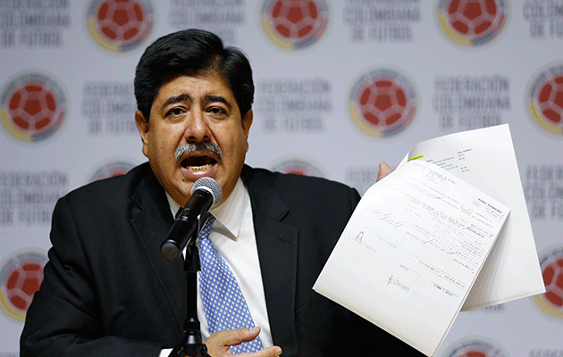 Luis Bedoya, president of Colombia's Football Federation