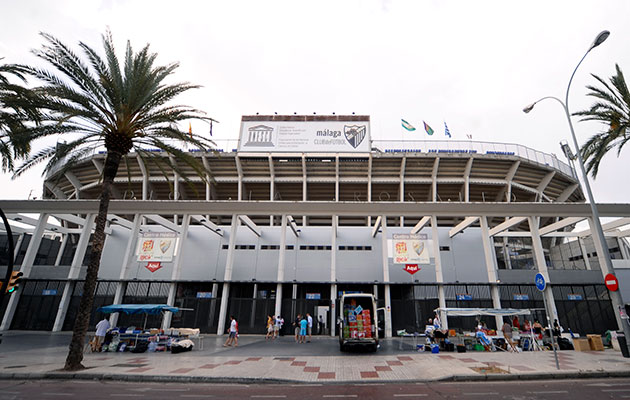 La Rosaleda, on top form, Málaga CF