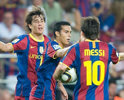 Bojan Krkic Lionel Messi