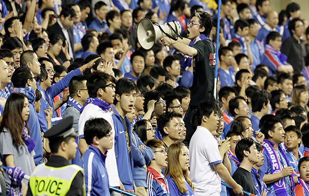 China football attendances