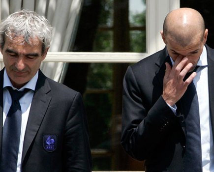 Raymond Domenech Zinedine Zidane