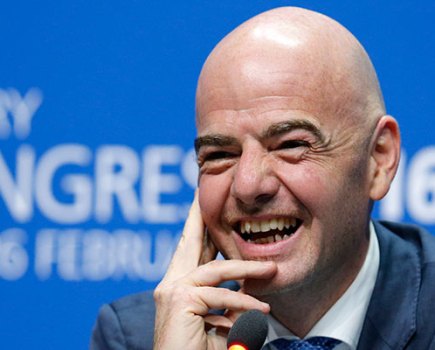 Gianni Infantino Fifa president 48-team World Cup