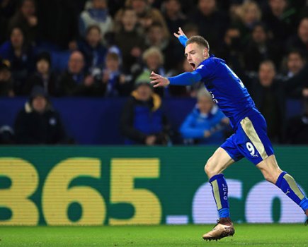 Jamie Vardy celebration