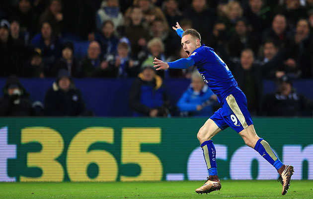 Jamie Vardy celebration