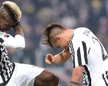 Paul Pogba and Paulo Dybala Juventus