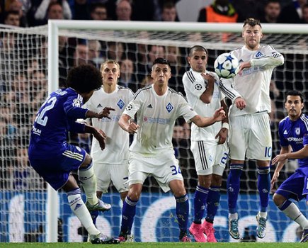 Willian free-kick