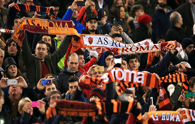 Roma fans