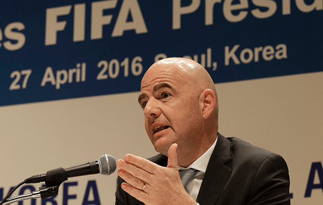 Gianni Infantino Asia