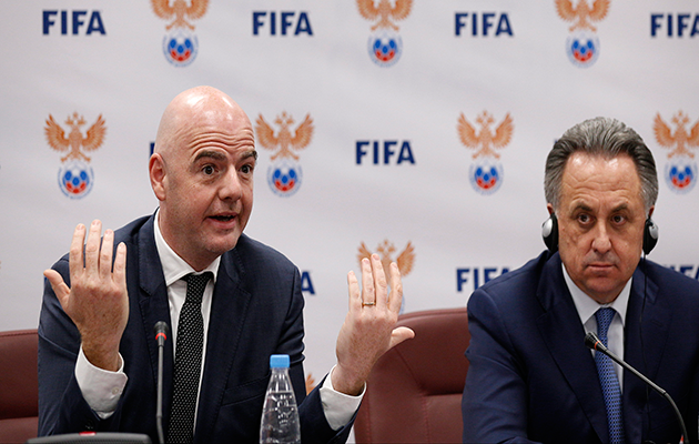 Infantino Murko Russia Doping scandal