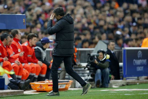Luis Enrique has taken responsibility for his side's loss