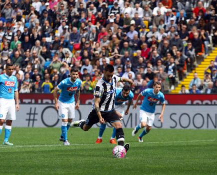 Napoli lose 3-1 to Udinese