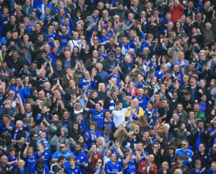 Money talks. Premier League Crowd