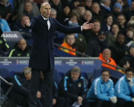 Real Madrid's performance impressed Zinedine Zidane