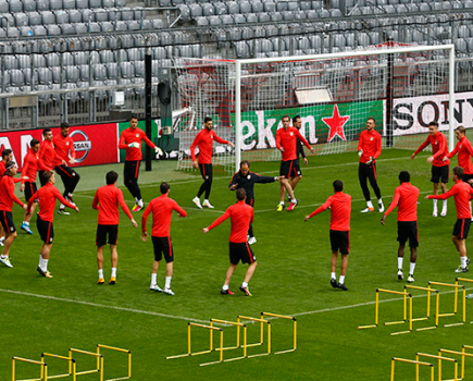 Atletico Madrid training