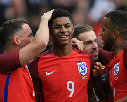 England's Marcus Rashford has "special qualities"