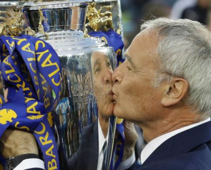 Claudion Ranieri Italy coach of season award