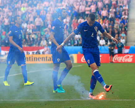 Croatia flares