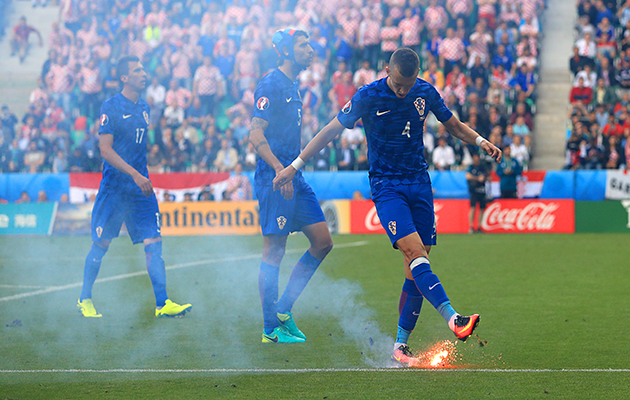 Croatia flares