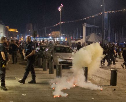 England supporter's violence Marseille