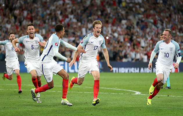 Eric Dier goal England v Russia