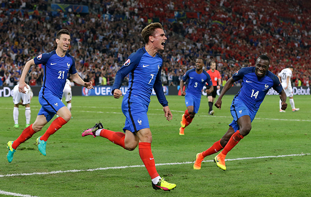 Griezmann celebrates