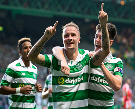 Celtic striker Leigh Griffiths