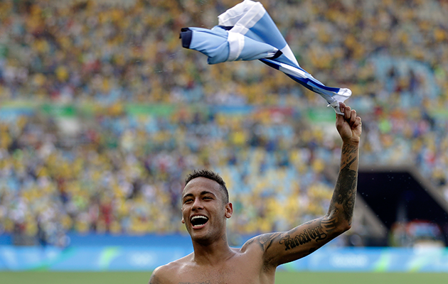 Neymar Brazil Rio 2016 Olympics