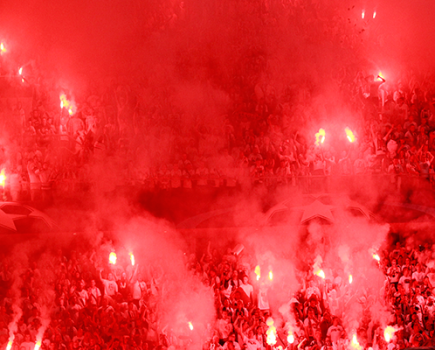 Legia Warsaw fans