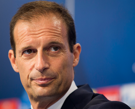 Juventus coach Massimiliano Allegri