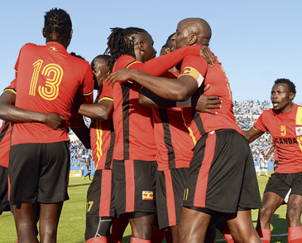 Uganda celebrate