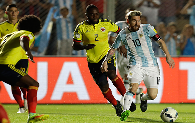 Lionel Messi Argentina Colombia