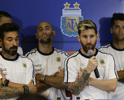 Lionel Messi Argentina media, Levazzi