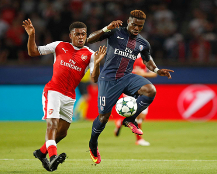 Serge Aurier Paris Saint-Germain Arsenal