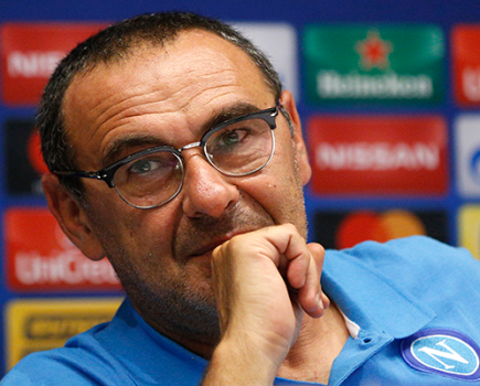 Napoli coach Maurizio Sarri
