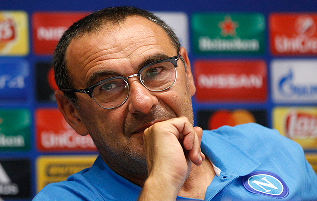 Napoli coach Maurizio Sarri