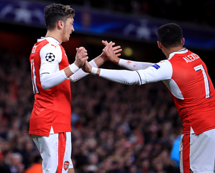 Sanchez and Ozil