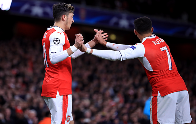 Sanchez and Ozil