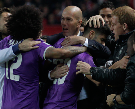 Real Madrid celebrate