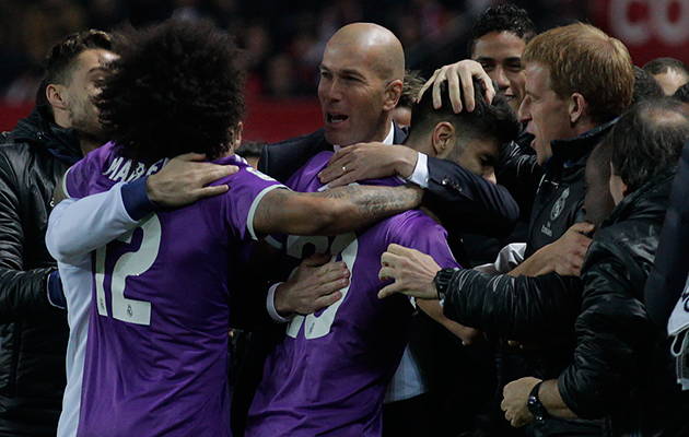 Real Madrid celebrate