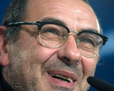Napoli head coach Maurizio Sarri