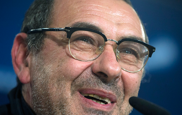 Napoli head coach Maurizio Sarri