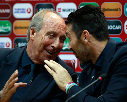 Giampiero Ventura Gianluigi Buffon italy