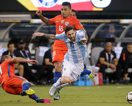 Lionel messi Argentina Chile