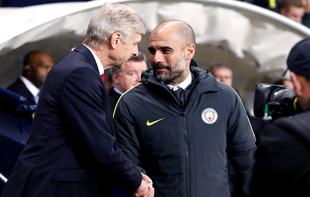 Arsene Wenger Pep Guardiola