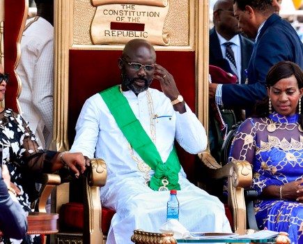 George Weah makes history in Liberia