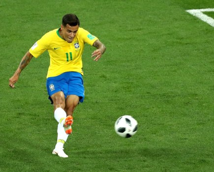 Coutinho curls in a stunning goal