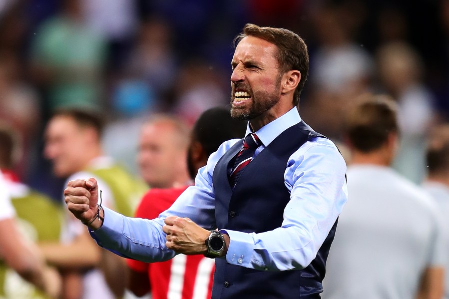 Gareth Southgate Dislocates Shoulder